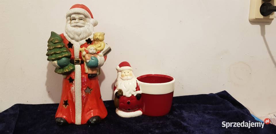 Porcelanowe Figurki kominek Święty Mikołaj Nysa sprzedam