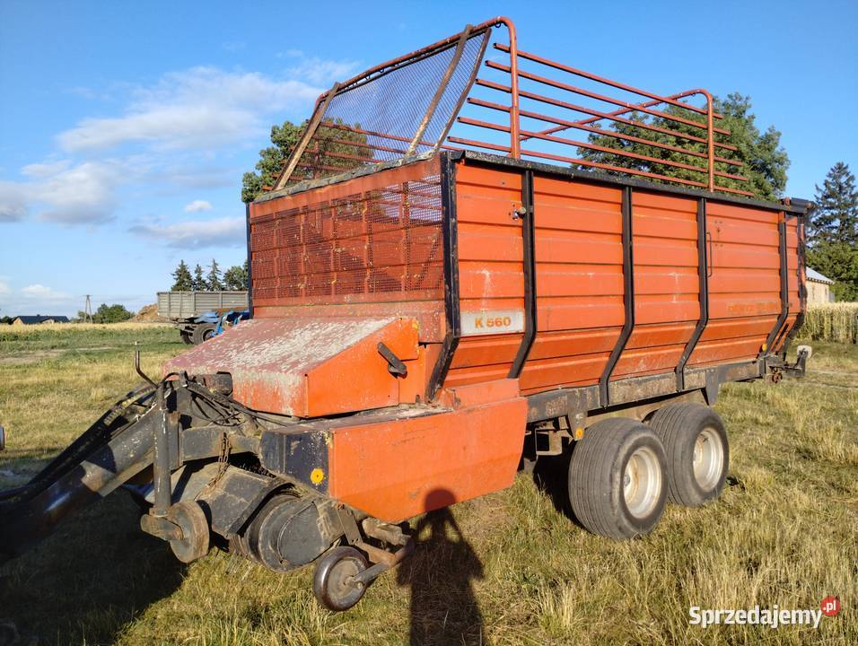 Przyczepa samozbierająca DeutzFahr K560 Czarnostów-Polesie