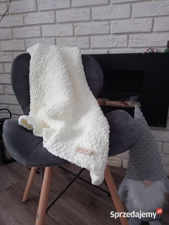 Mięciutki kocyk dziecięcy ręcznie robiony