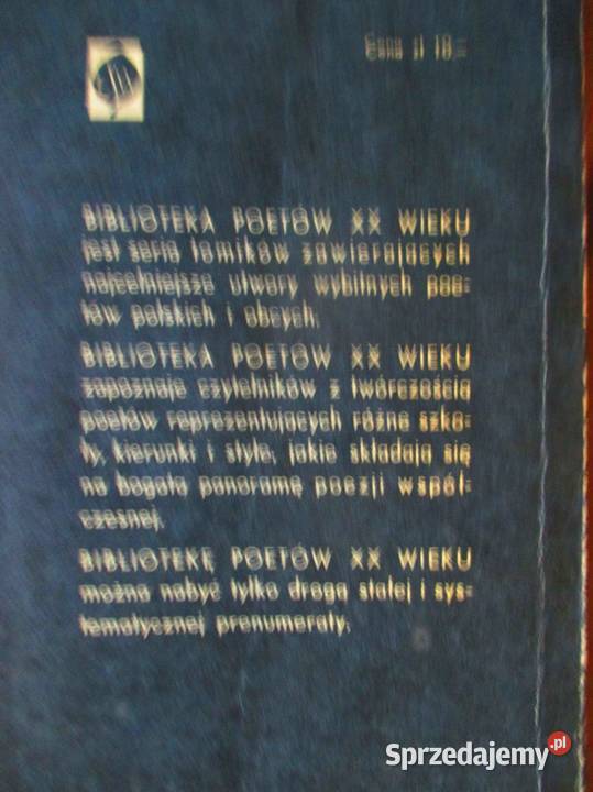 Szymborska Wisława Szymborska Poezje Łódź