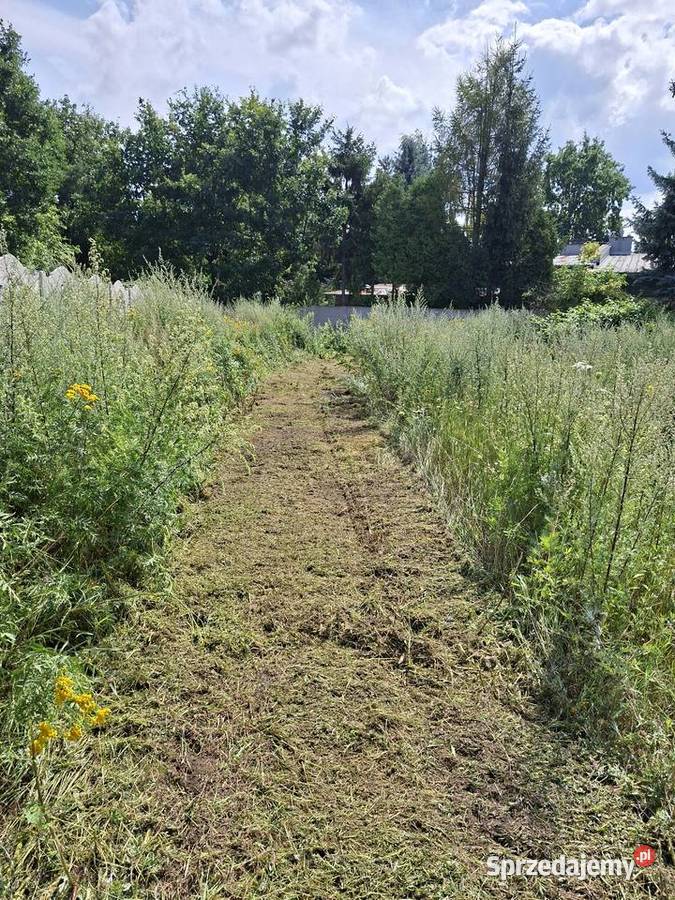 Koszenie mulczerem traw nieużytków Wołomin