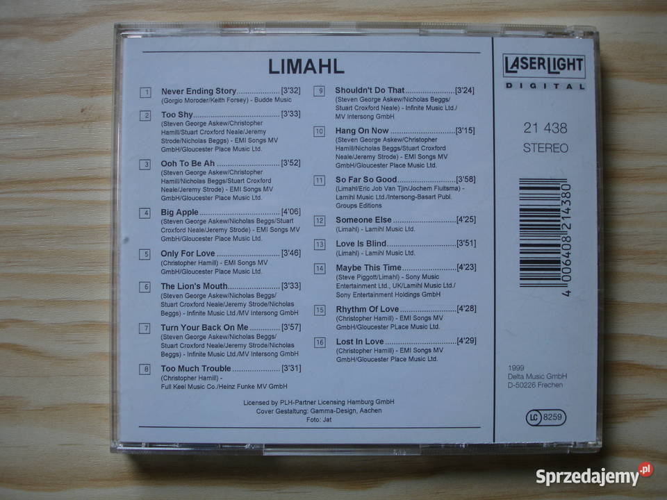 LIMAHL płyta CD Płyty i kasety Zielona Góra