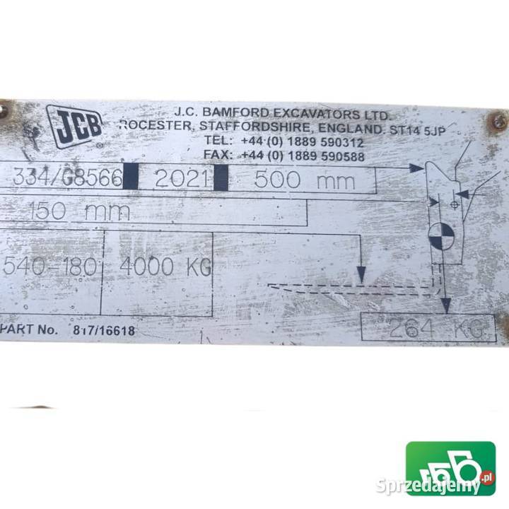 Adaptacja Osprzętu Karetka 81716618 JCB 540180 Części i osprzęt rolniczy Wilkowo