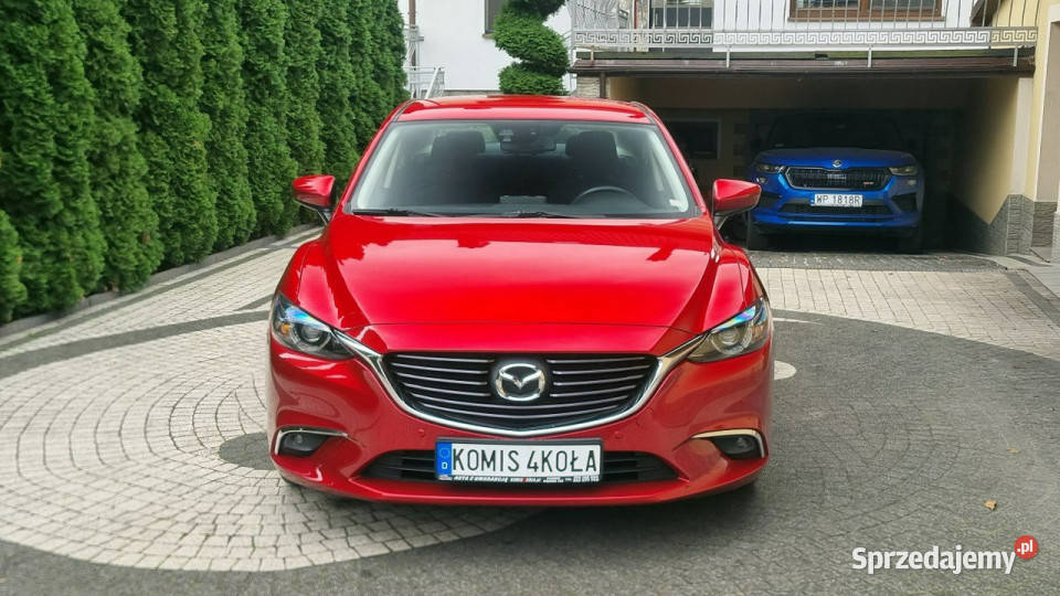 Mazda 6 Navi Led Wzorowy Stan Serwis GWARANCJA Płońsk