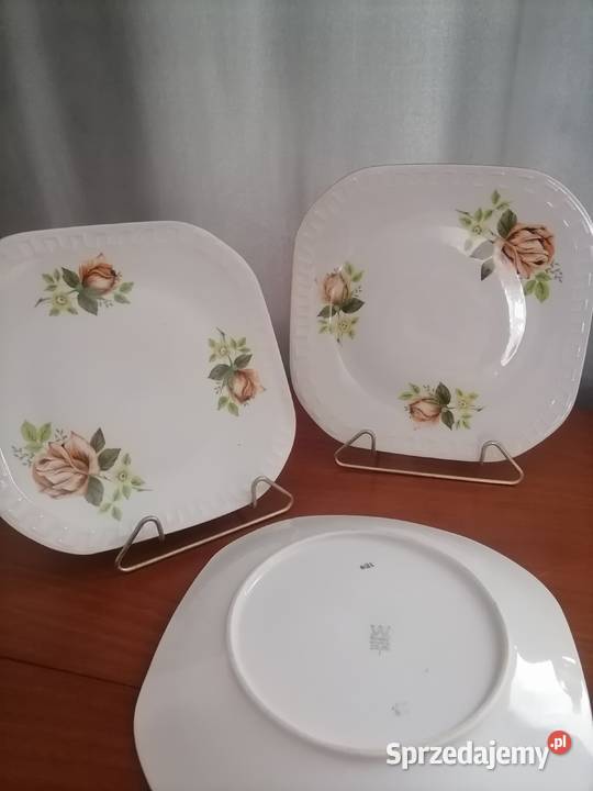 Talerze Deserowe Trzy Kwiaty Wawel Wałbrzych