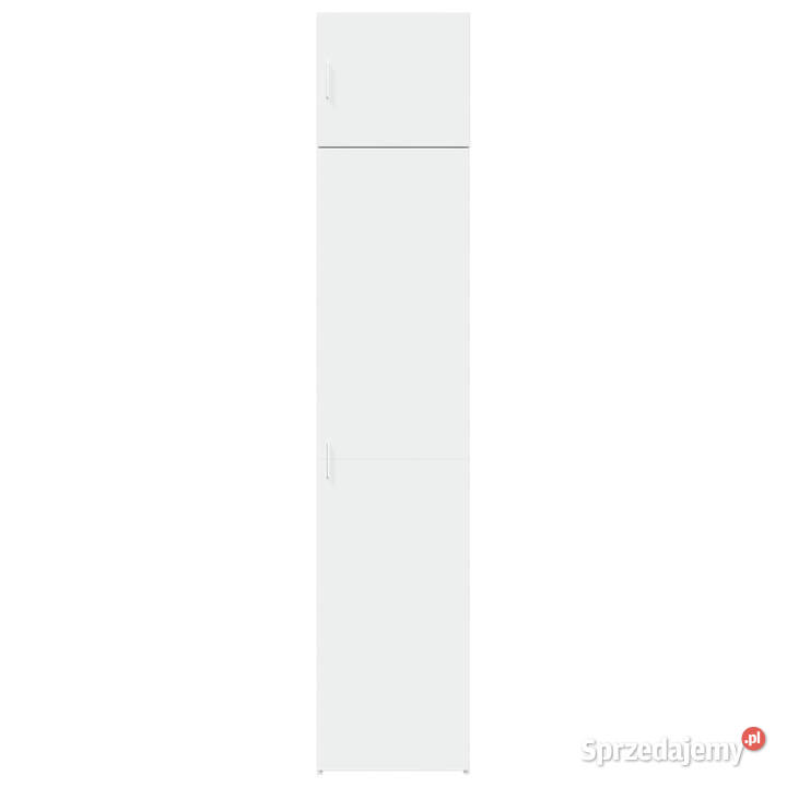 Wąska szafka biała 45x425x225 materiał