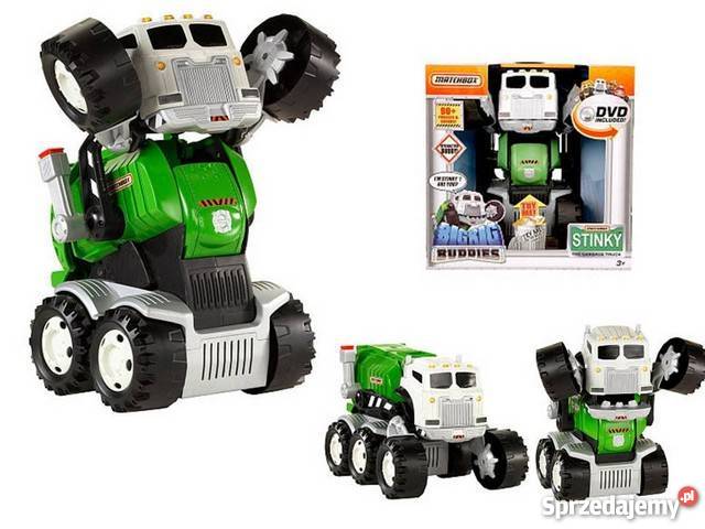 Matchbox Śmieciarka STINKY mówi polsku Szczecin