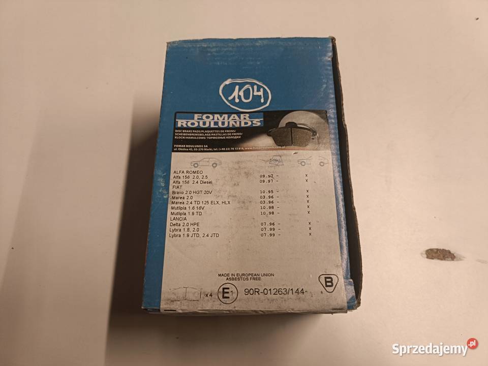 Fiat Bravo Marea Multipla Alfa Romeo 156 Rudka