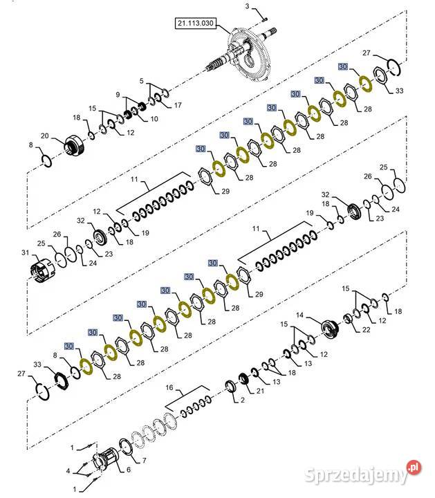 Tarcza cierna sprzęgła Case Holland 84159162 podlaskie Białystok