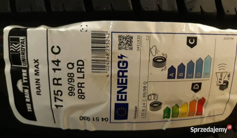 Opony 175R14C 14cale Grójec