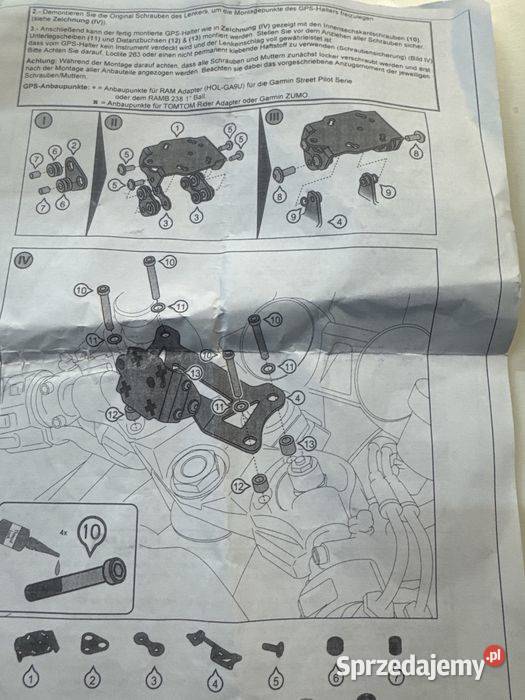 Kawasaki Zzr1400 zzr 1400 uchwyt mocowanie Poznań sprzedam