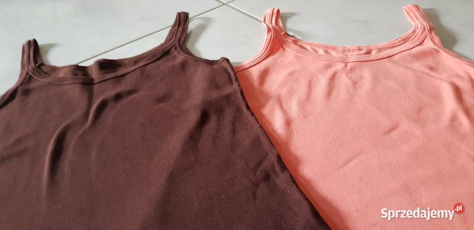 2 Top koszulka bokserka bluzka tshirt na kolorowy Bluzki i koszule Kielce