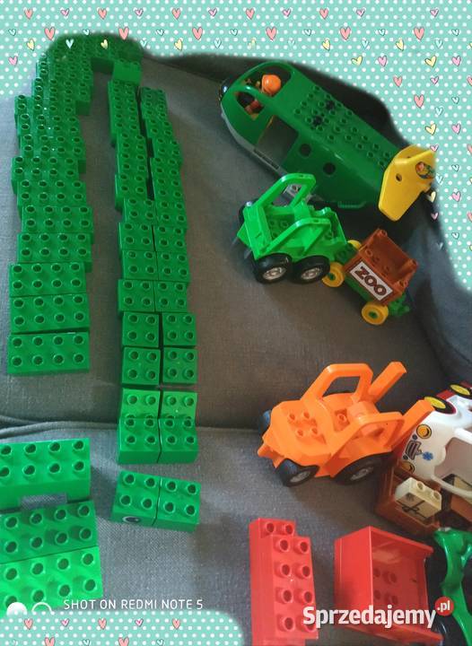 LEGO Duplo zestaw pociąg koparka traktor zygzak mazowieckie Józefów