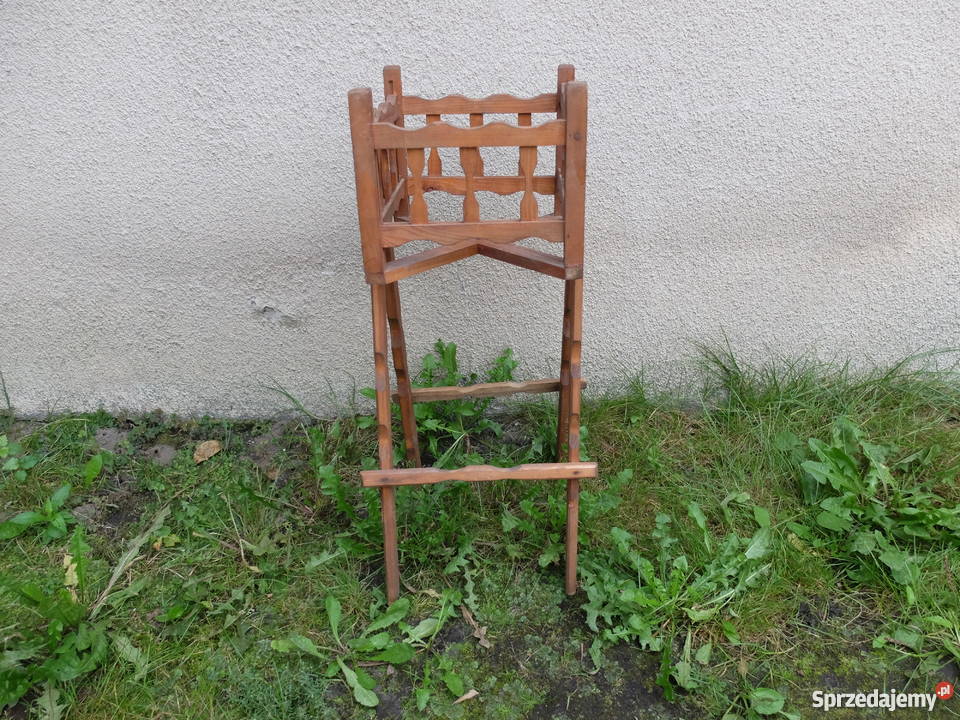 Kwietnik drewniany wolnostojący 322 Kościan sprzedam