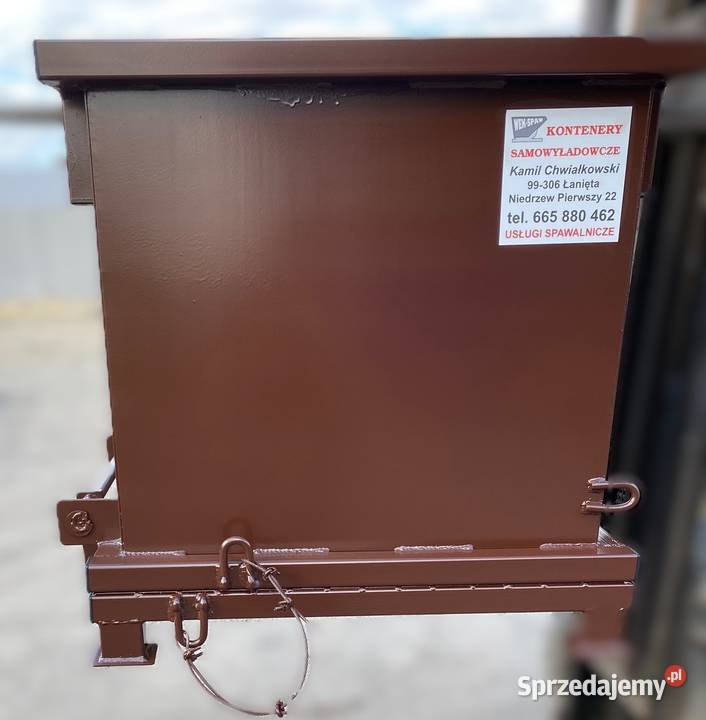 Kontener z otwieranym dnem 05m3 koliba Niedrzew Pierwszy