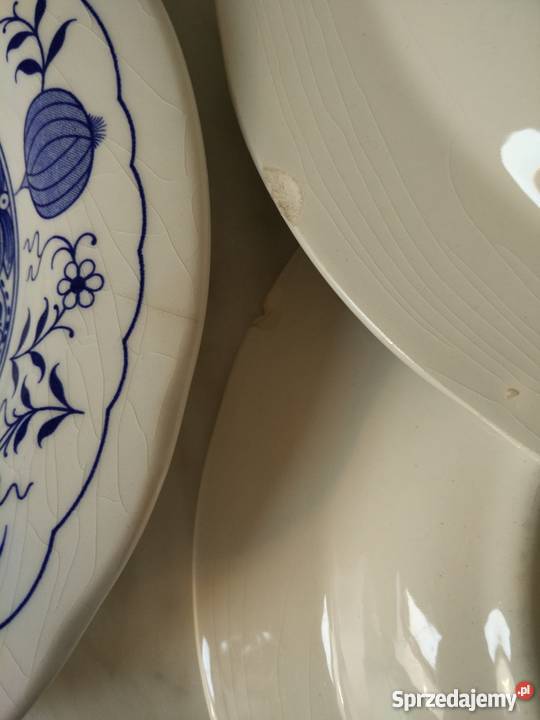 talerz wzór cebulowy Porcelana i szkło Ropa