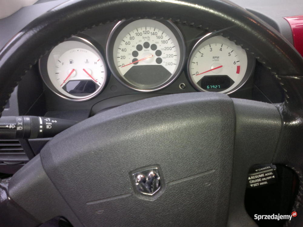 prywatnie dodge caliber 2007 AUTOMAT 20 benzyna centralny zamek Poznań