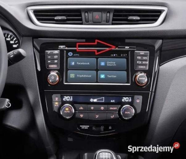 MAPA NISSAN LCN3 V7 20222023 QASHQAI JUKE RADARY łódzkie Zgierz