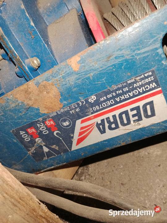 Wciągarka liniowa Dedra Poddębice sprzedam