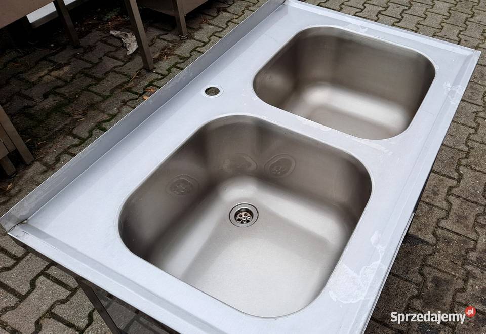 Zlew 2 komorowy z Półką 1006085 M1247 N wielkopolskie sprzedam