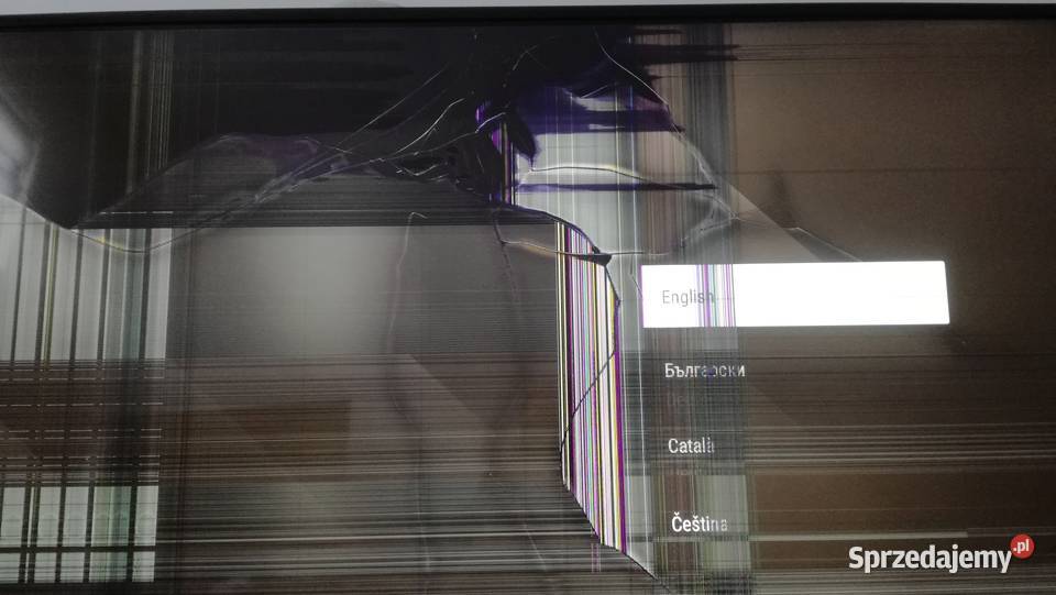 Uszkodzony SONY KD 49X8005C Uszkodzona matryca LED Elektronika Częstochowa
