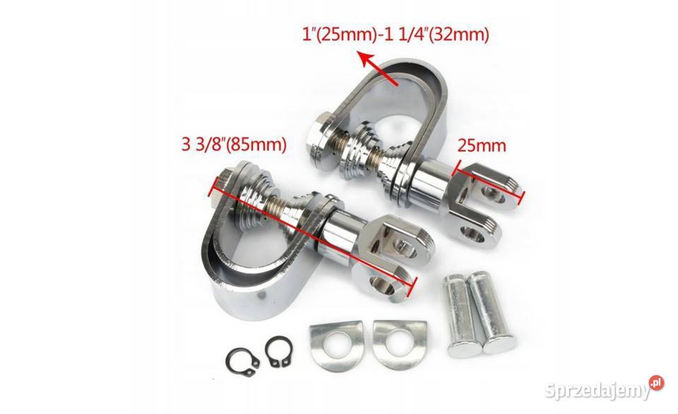 PODNÓŻKI STOPKI SPACERÓWKI CHROMOWANE NA GMOLE Sosnowiec