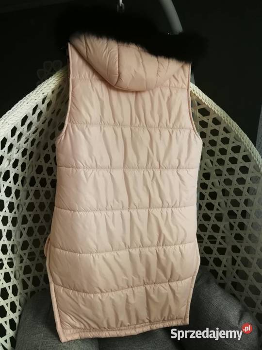 Pikowany bezrękawnik kamizelkaPudrowy róż Rozmiar 38(M) Zielonki sprzedam