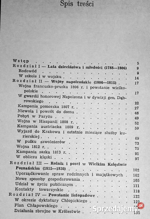 Generał Dezydery Chłapowski 1788 1879 Jacek Pozostałe sprzedam