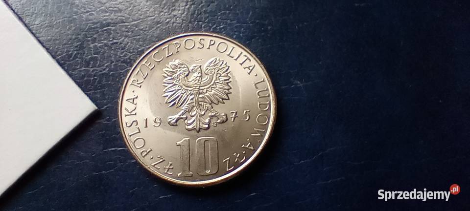 Stare monety 10 złotych 1975 Polska podkarpackie Lesko