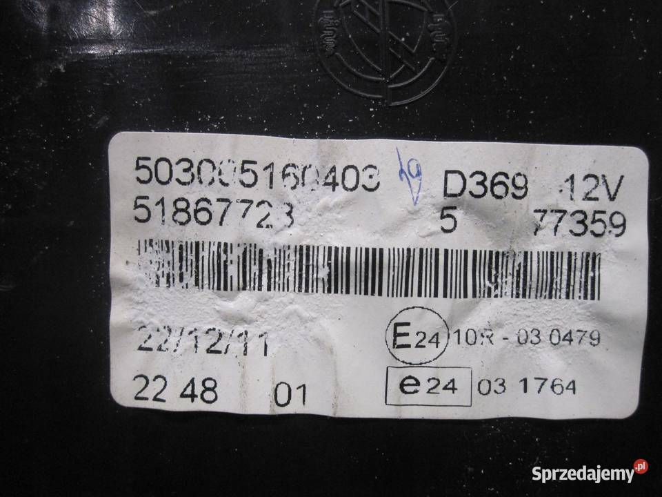 DOBLO II COMBO D 12r licznik zegary 5550011005 Liczniki i zegary sprzedam