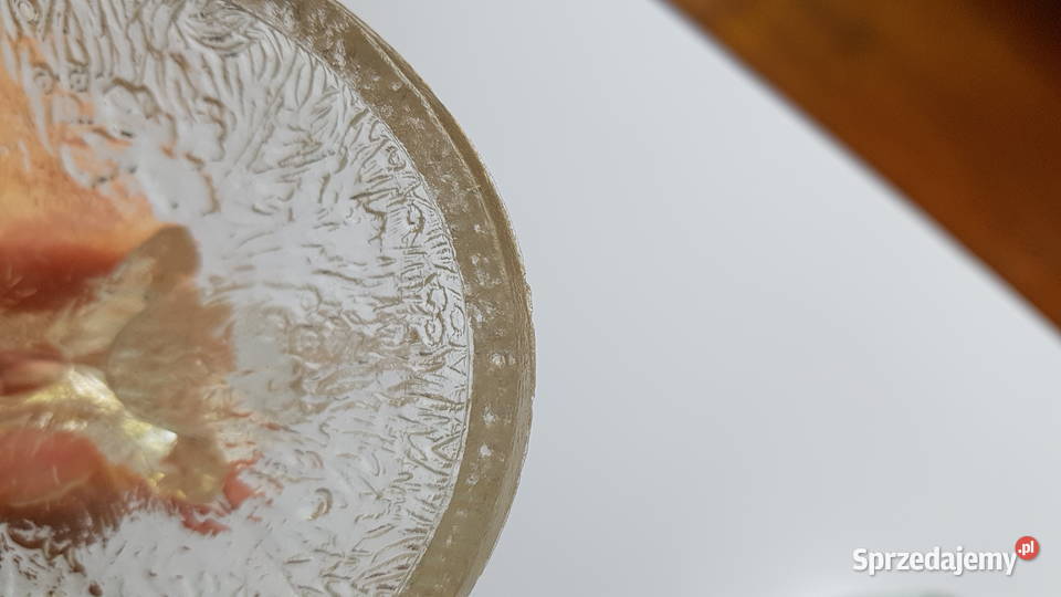 Bomboniera bombonierka Dzik Ząbkowice szkło PRL Dąbrowa Górnicza