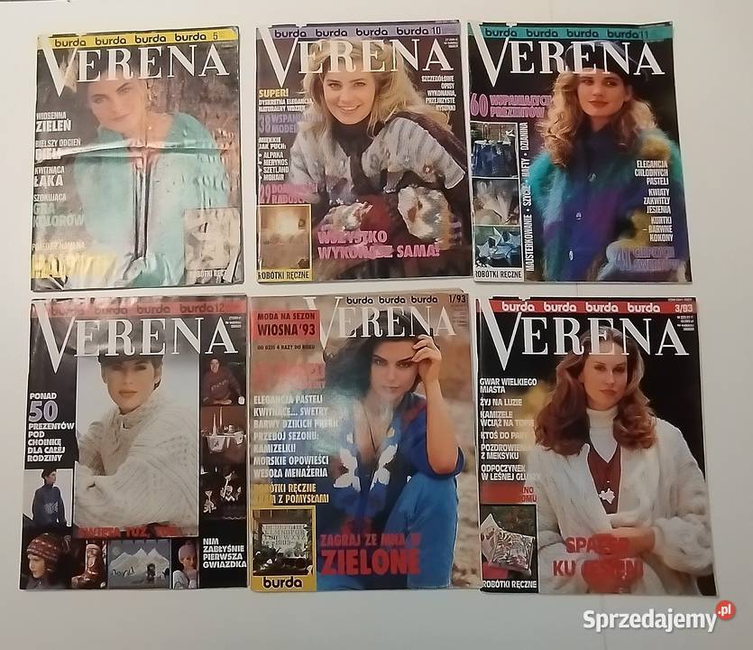 Burda Verenarobótki na drutach robótki ręczne