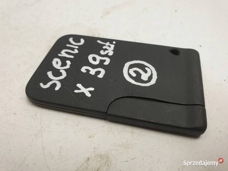 KARTA RENAULT SCENIC KARTA KLUCZYK Pozostałe Części samochodowe Rudka sprzedam