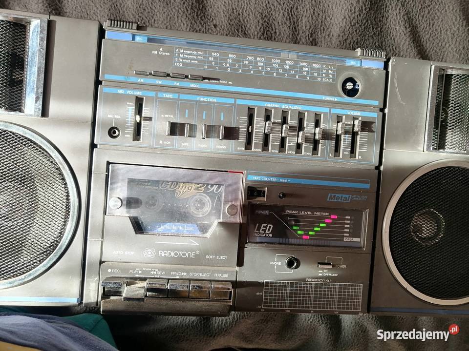 Radiomagnetofon ghettoblaster RADIOTONE RCX170 dolnośląskie Legnica