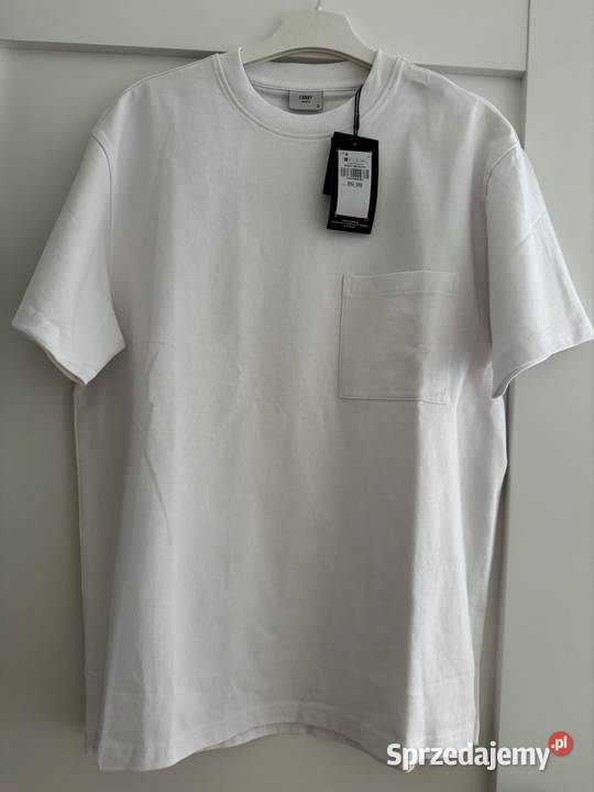 Tshirt koszulka męska S Carry bawełna biała z Częstochowa