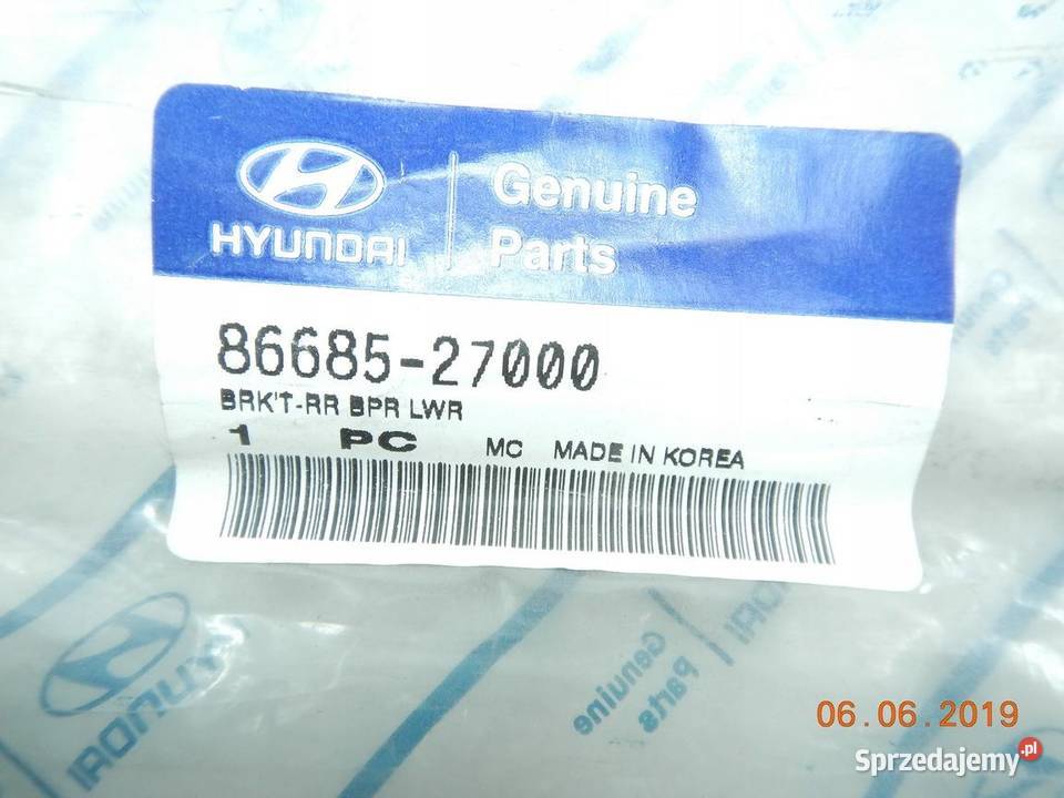 UCHWYT ZDERZAKA TYŁ HYUNDAI COUPE 9601