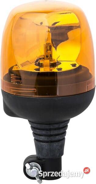 Lampa błyskowa halogenowa 12V pomarańczowa Kamionna