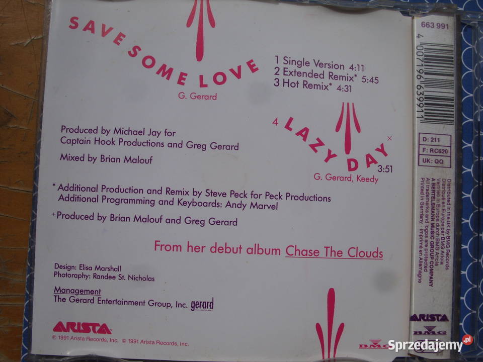 ELEKTRO singiel CD KEDDYSAVE SOME LOVE 1991 CD Wołów
