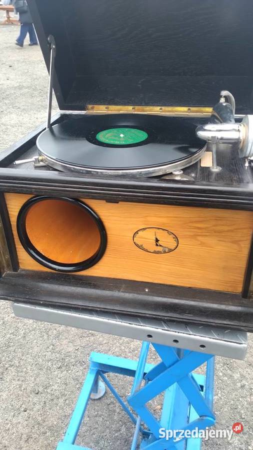 Stary przedwojenny patefon gramofon szafkowy na sprzedam