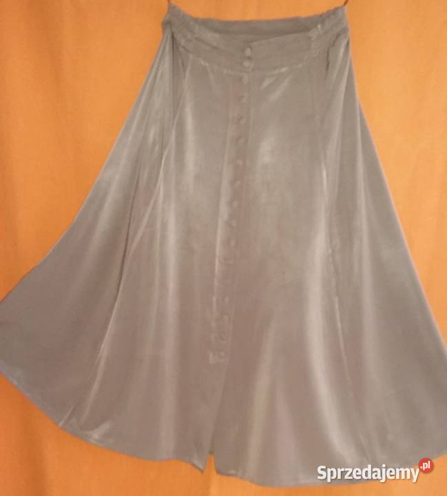 Spódniczka midi rozkloszowanacała rozpinanaM Łódź