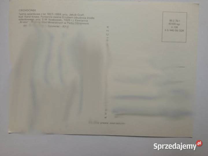 Pocztówka Ciechocinek lata 90te