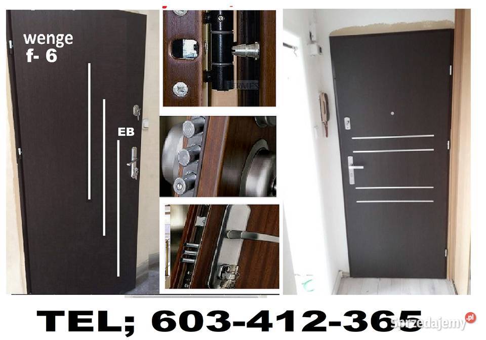 Drzwi wejściowe zewnętrzne wewnątrzklatkowe Tarnowskie Góry
