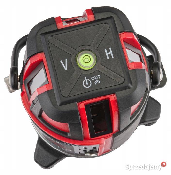 POZIOMICA LASEROWA LASER KRZYŻOWY 360 CZERWONY Katowice