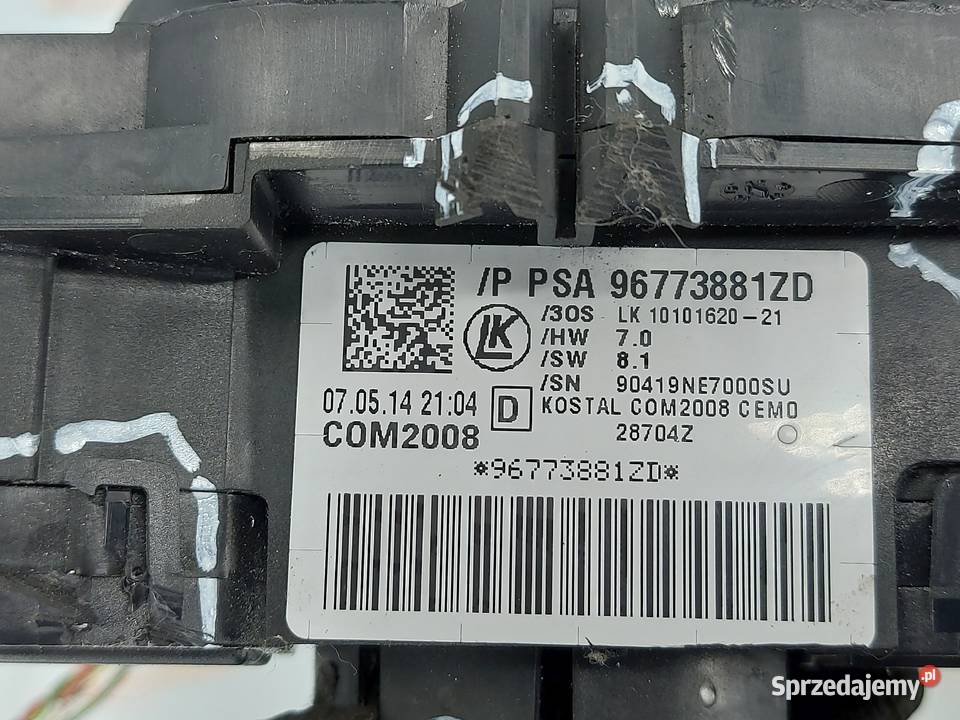 CITROEN DS3 12r przełącznik zespolony 9673881ZD osobowe Kielce