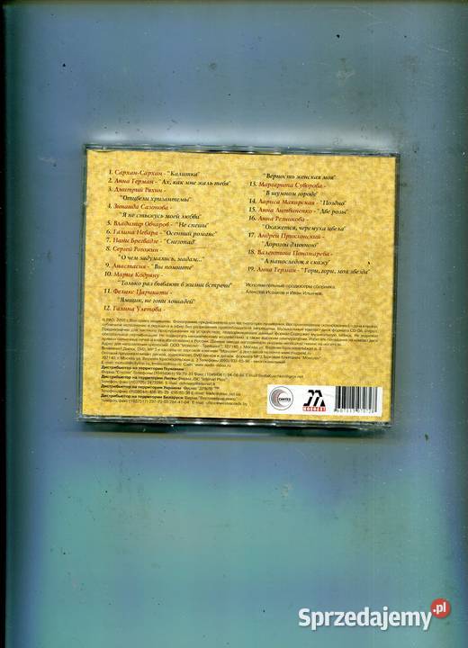 Romanse Złota Rosyjska Kolekcja Płyta CD Szczecin