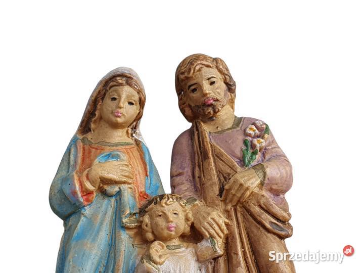 Stara figurka Świętej Rodziny Maryja Dzieciątko Pozostałe Cieszyn