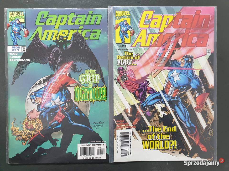 Captain America zestaw 13 oryginalnych komiksów