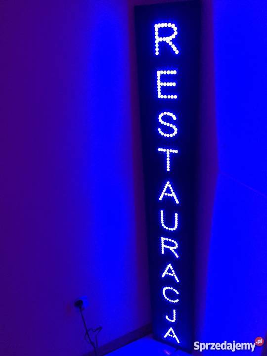 Neon szyld reklama LED 150x20 zewnętrzna NOWA Poznań