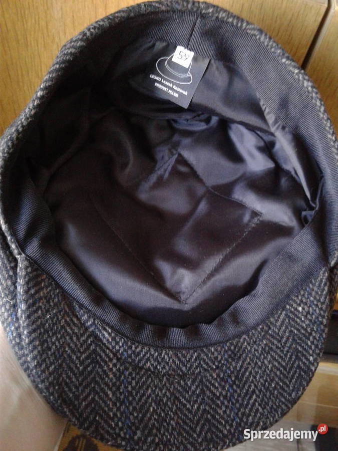 Kaszkiet czapka beret rozmiar 59 L wełna NOWY Nakrycia głowy mazowieckie Warszawa sprzedam