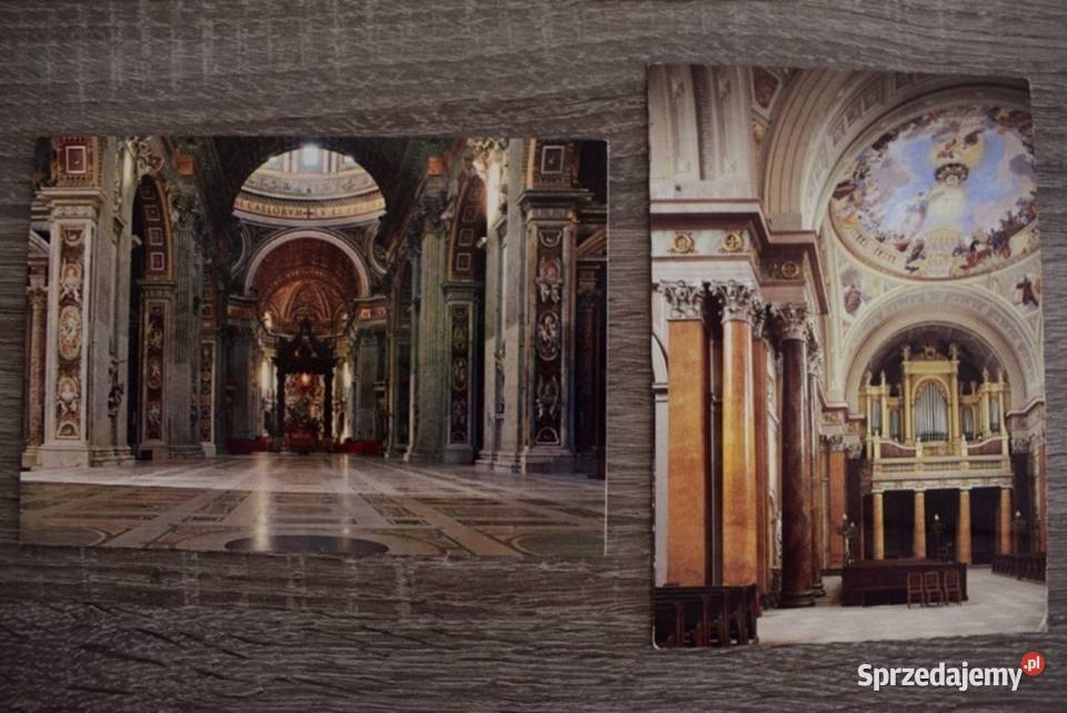 Watykan Bazylika San Pietro Papież pocztówki z Chełmno sprzedam
